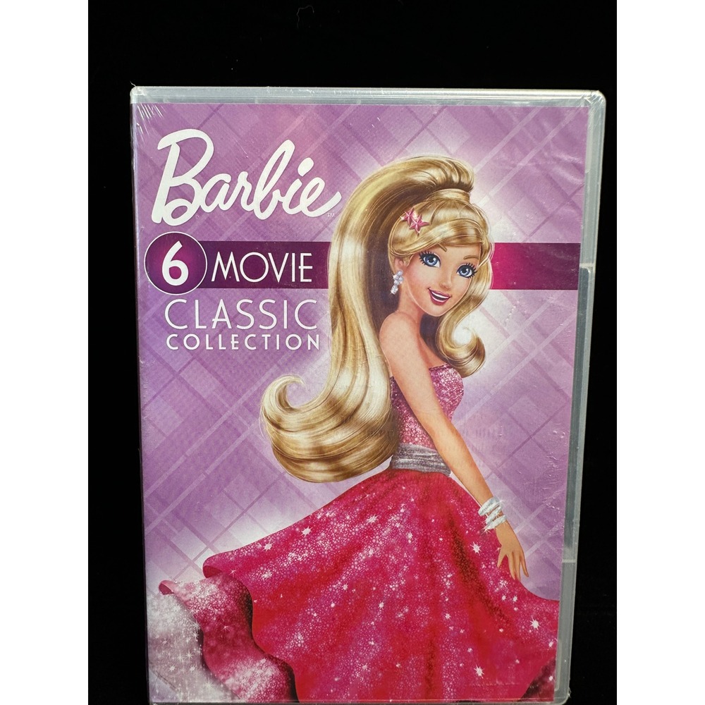 Barbie 6 Movie Classic Collection DVD Set New Sealed Rapunzel Swan Lake Pegasus